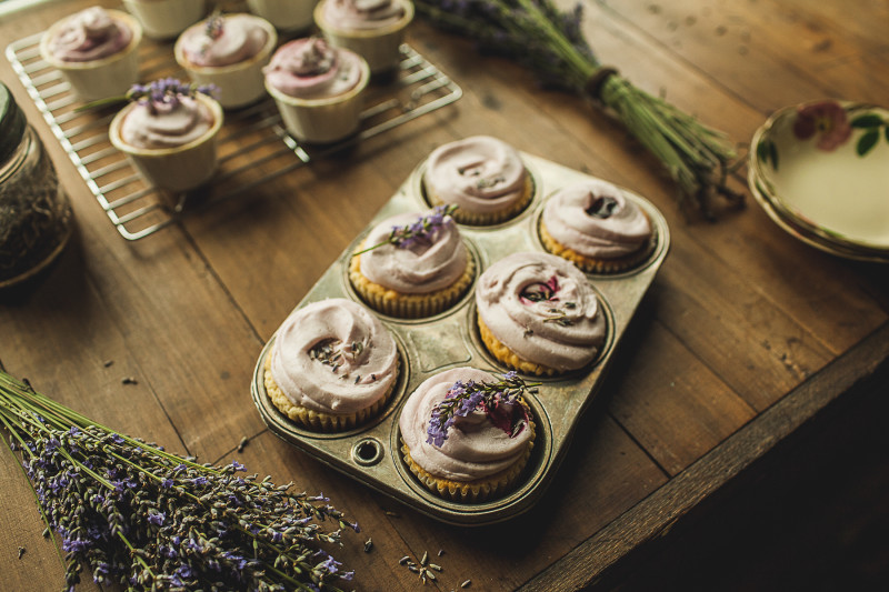 Garlands of Grace Lavender Lemon cupcakes 6