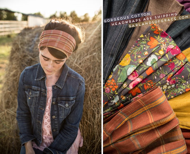 plaid cotton convertible headcovering 